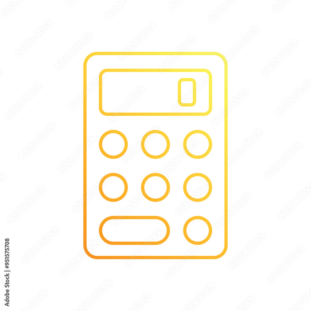 Calculator vector icon Calculator vector icon