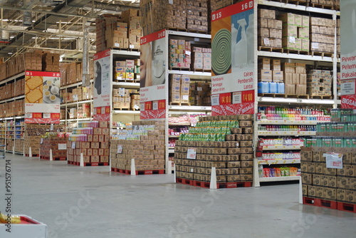 Wholesale Store Aisles Filled with Products