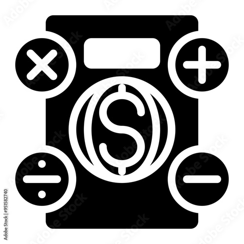 gaap, general, accounting, accepted, principal solid or glyph icon