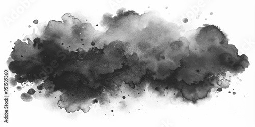 Abstract Watercolor Spots and Background. Hand drawn vector texture.