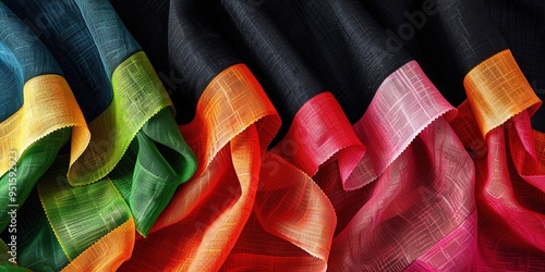 colorful fabric background