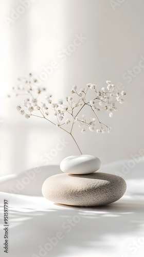 Sophisticated Anti Aging Clinic Banner with Serene Calming Ambiance and Neutral Color Palette