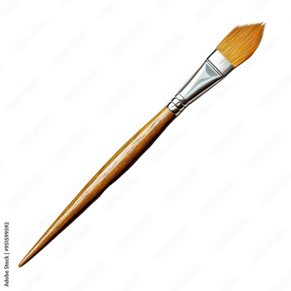 A high-quality paintbrush with a wooden handle and soft bristles, ideal for artists and painters for creating beautiful artworks. A high-quality paintbrush with a wooden handle and soft bristles, ideal for artists and painters for creating beautiful artworks.
