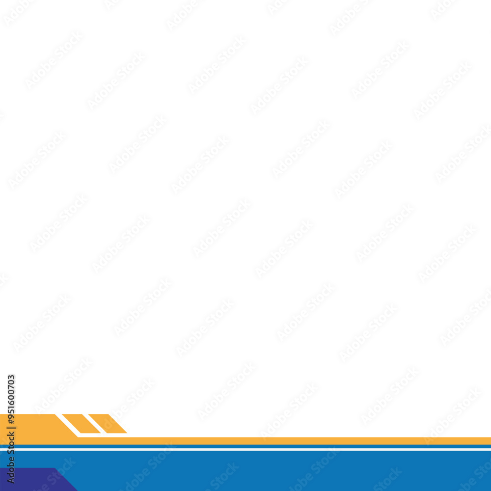 Obraz premium Geometric Footer