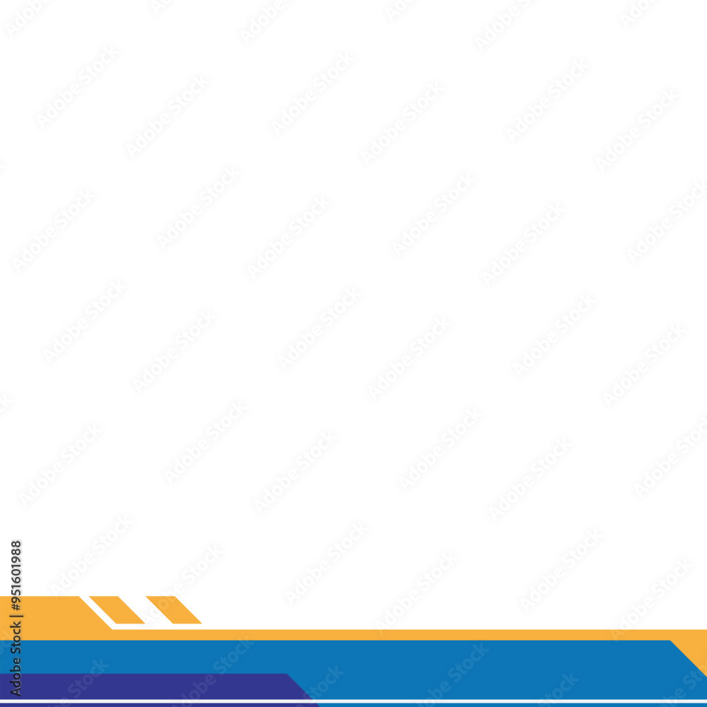 Obraz premium Geometric Footer