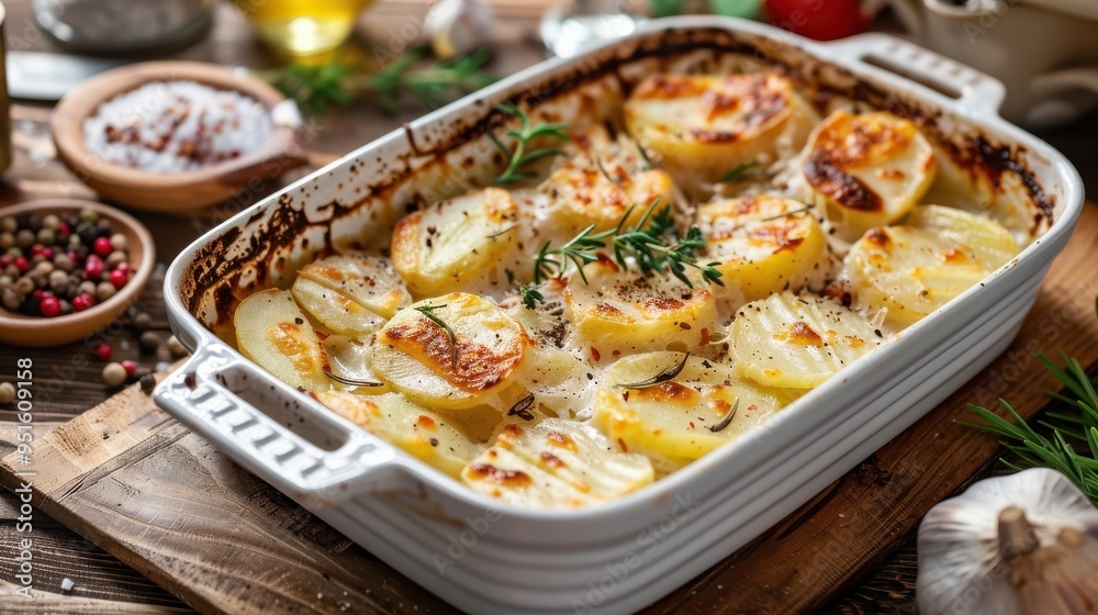 Savory Delight: The Delicious Potato Casserole. Savory Delight: The Delicious Potato Casserole.
