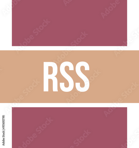 RSS icon fill and bebus writting