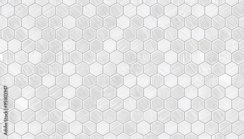 Honeycomb patterned wood panels in hexagonal shape, wood, background, and abstract brown pattern. A white marble wall with hexagon tiles for texture and an Abstract white hexagon concept background.