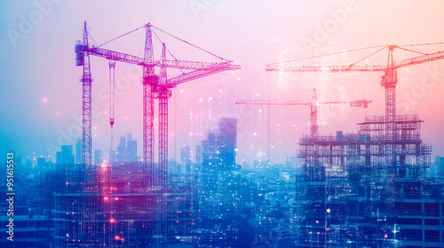 Cityscape Under Construction: A Digital Network of Growth