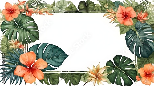 framework for photo or congratulation