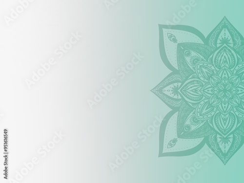 Mandala peace design of art on background .