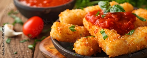 Deep Fried Mozzarella Stick...
