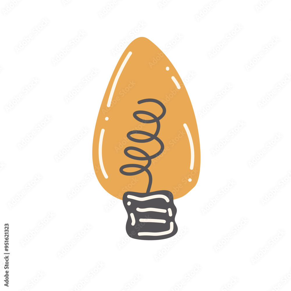 Illustration stamp stickers light bulb lamp icons symbol signal line colorful Illustration stamp stickers light bulb lamp icons symbol signal line colorful