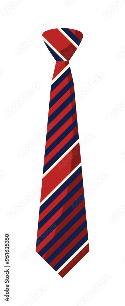 Obraz premium Multicolor Patterned Neckwear Illustration