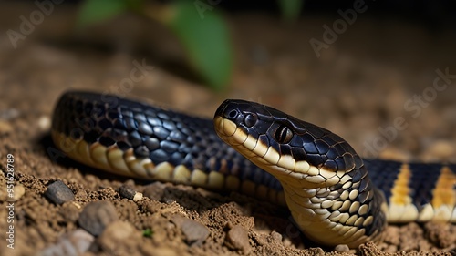 close up of a snake