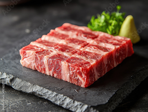 beef steak raw meat