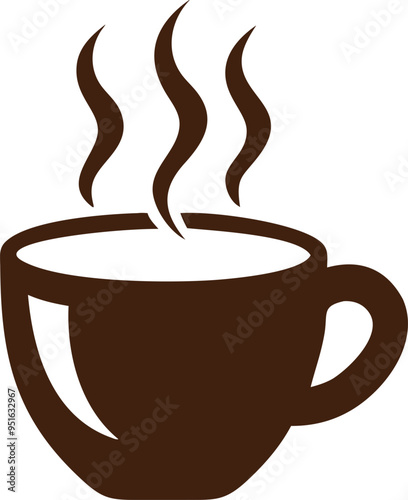 freshly brewed cup of coffee,