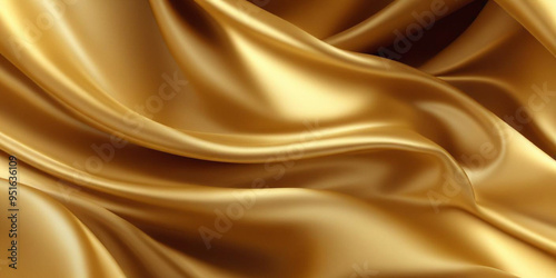 Flowing-golden-liquid-abstract-background-