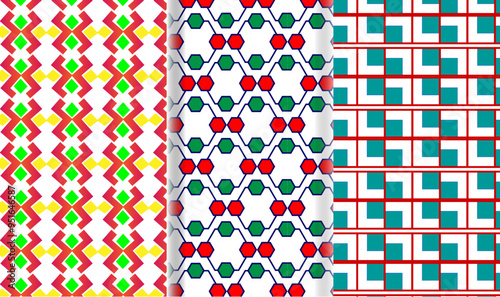 Corporate identity design pattern template