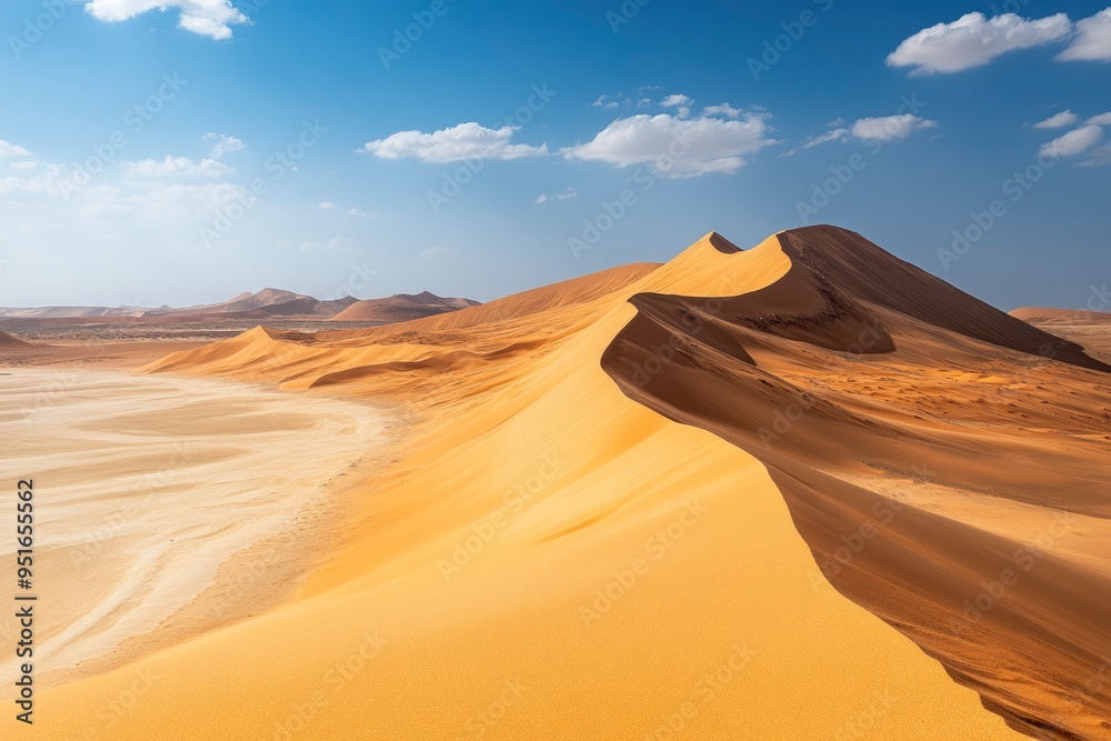 The Empty Quarter Desert in Saudi Arabia with generative ai The Empty Quarter Desert in Saudi Arabia with generative ai