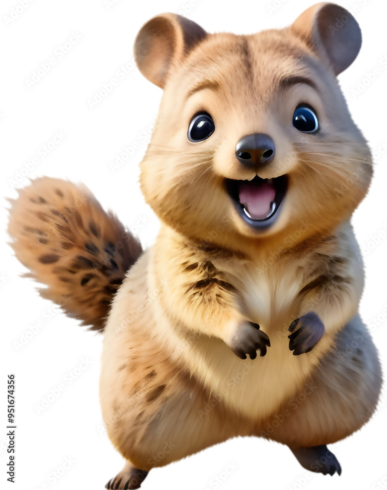 Cute Quokka Cartoon Clipart, Perfect for Kids. Cute Quokka Cartoon Clipart, Perfect for Kids.