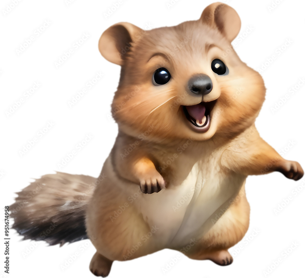Cute Quokka Cartoon Clipart, Perfect for Kids. Cute Quokka Cartoon Clipart, Perfect for Kids.