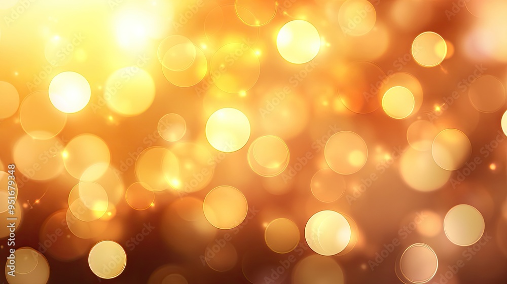 Stunning golden bokeh background depicting shimmering light effects, perfect for festive themes and artistic projects. Stunning golden bokeh background depicting shimmering light effects, perfect for festive themes and artistic projects.