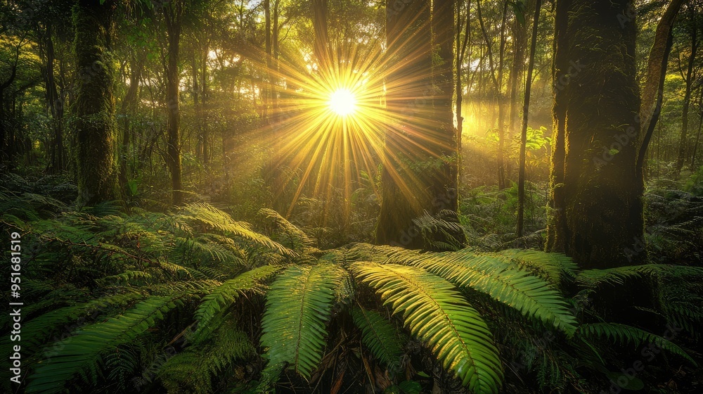 Obraz premium Sustainability net zero carbon negative forest nature Biodiversity Diversity