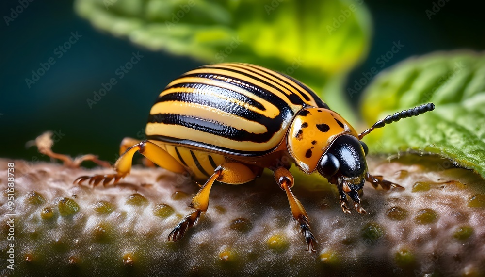 A Colorado Potato Beetle A Colorado Potato Beetle