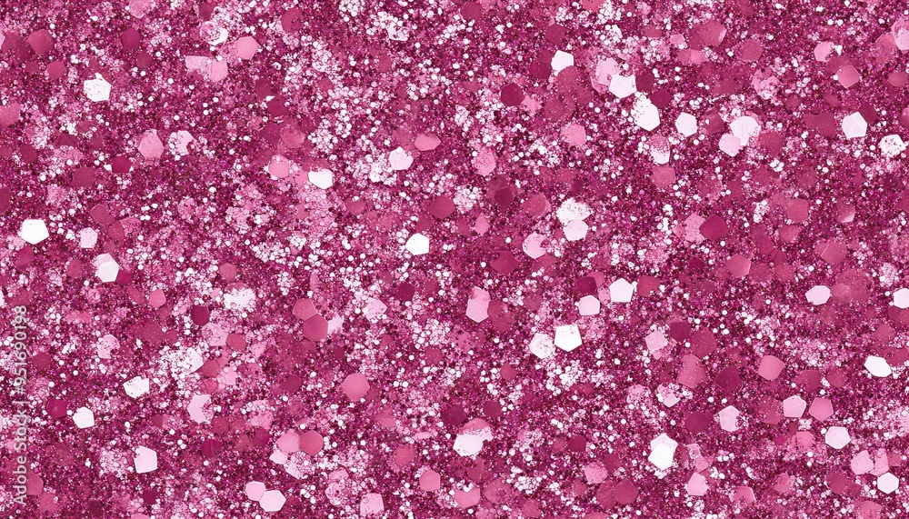 Obraz premium A seamless texture of pink glitter with a soft, blurred effect.