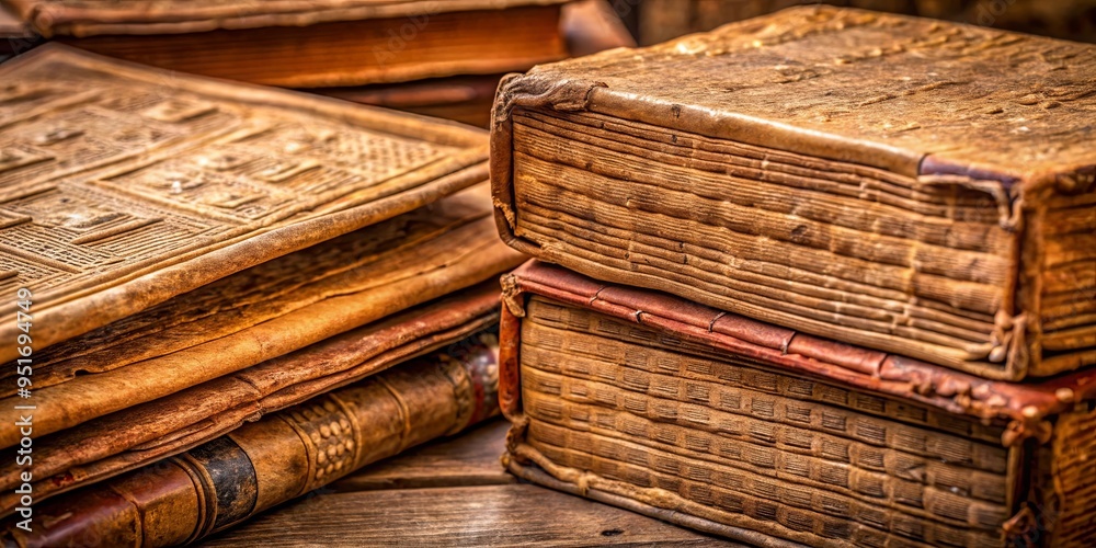 Ancient dusty tomes filled with cuneiform script revealing secrets of old empires and forgotten cities Ancient dusty tomes filled with cuneiform script revealing secrets of old empires and forgotten cities