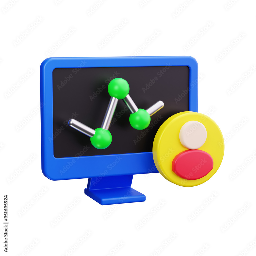 computer 3d render icons computer 3d render icons