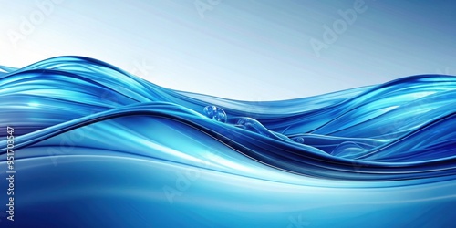 Abstract blue waves on background, abstract, waves,background, design, water, flow, curves, motion, smooth, flowing, digital, graphic