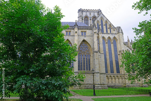 View of York Minster from Dean's Park.