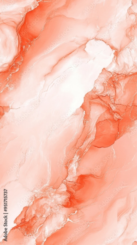 Fototapeta premium Seamless abstract marble in pale peach with subtle white veins, [Abstract Background Marble], [Warm and elegant]
