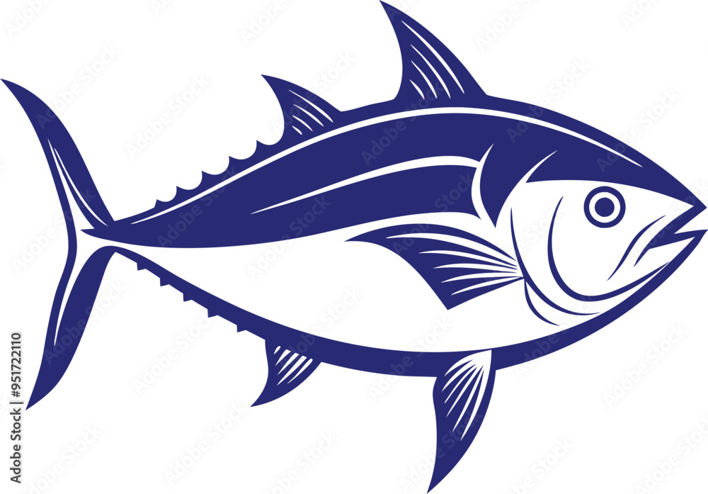 illustration of tuna fish illustration of tuna fish