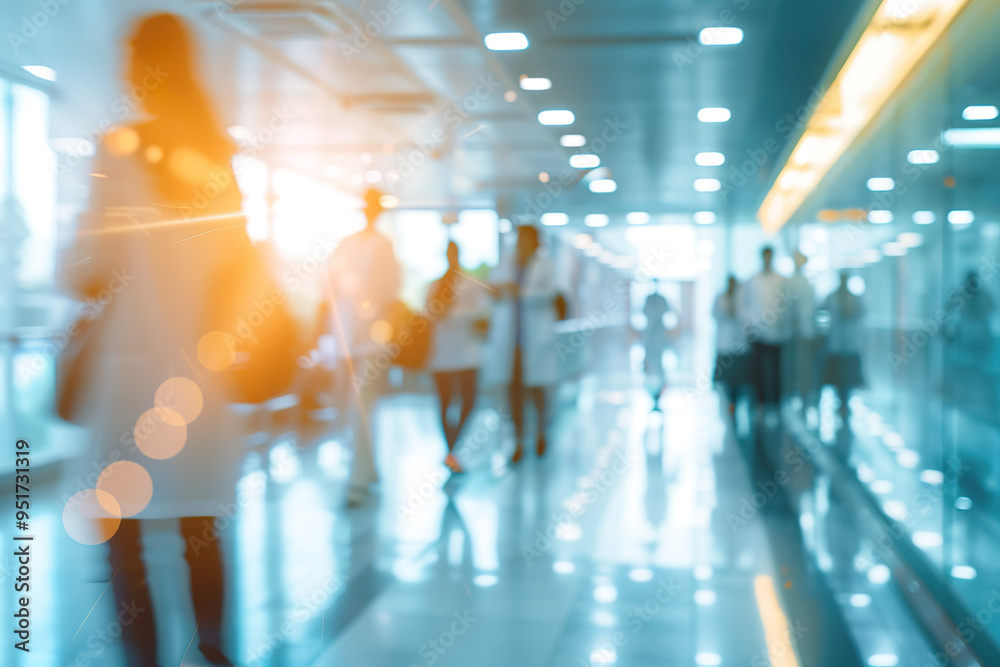 A blurry image of a busy shopping mall with people walking around, A blurry image of a busy shopping mall with people walking around,