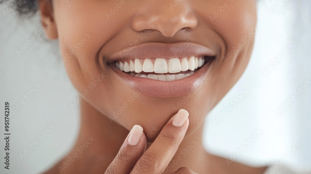 Fototapeta premium Close-up Portrait of a Woman Smiling
