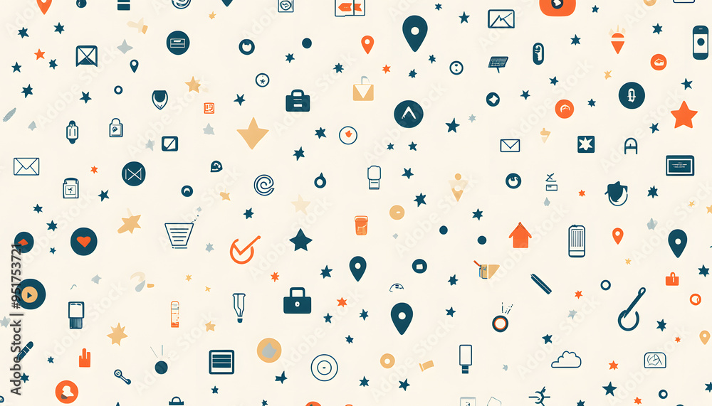 Repeating small icons, like stars, dots, or simple symbols, evenly spaced on a neutral background for a subtle pattern. Repeating small icons, like stars, dots, or simple symbols, evenly spaced on a neutral background for a subtle pattern.
