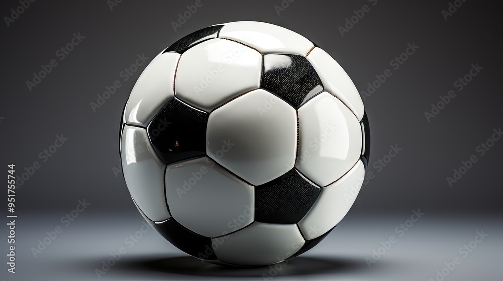 Fototapeta premium vector isolated realistic soccer ball
