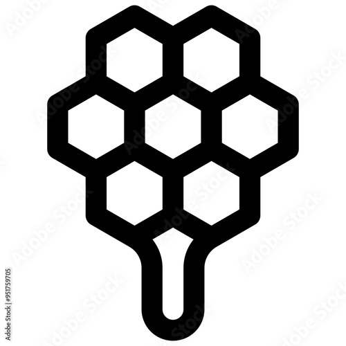 Beeswax. Editable stroke vector icon.