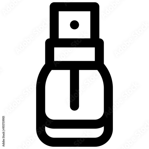 Toner. Editable stroke vector icon.