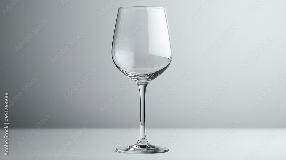 elegant crystal wine glass catching light delicate stem supporting perfectly shaped bowl pristine clarity against pure white background sophisticated simplicity in glassware design elegant crystal wine glass catching light delicate stem supporting perfectly shaped bowl pristine clarity against pure white background sophisticated simplicity in glassware design