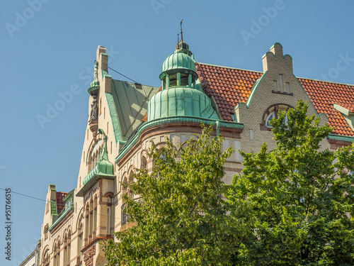 Die Hafenstadt Trelleborg in SChweden