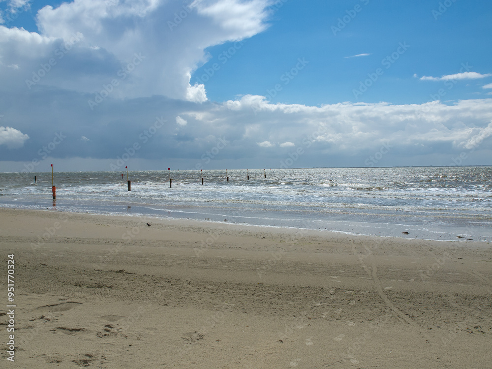 Obraz premium Am Strand von orderney