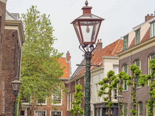 Die Stadt Leiden in Holland