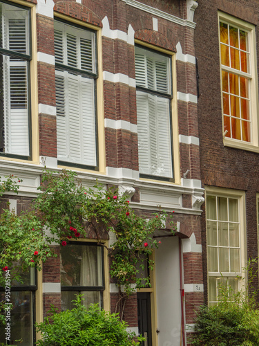 Die Stadt Leiden in Holland
