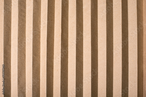Free Download Corrugated brown paper background. Folded paper from fallen leaves - GFXLoad