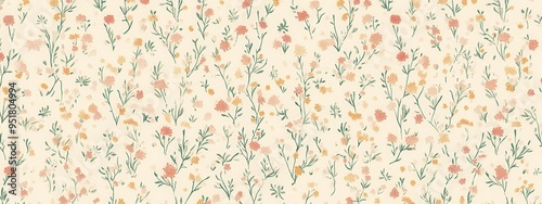 Floral Pattern Background.