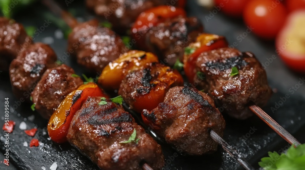 Bulgarian national cuisine: Kebabs. Bulgarian national cuisine: Kebabs.